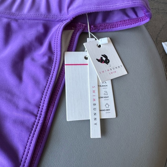 Swim Bunny Purple Bikini Bottom Size Large - Picture 3 of 4